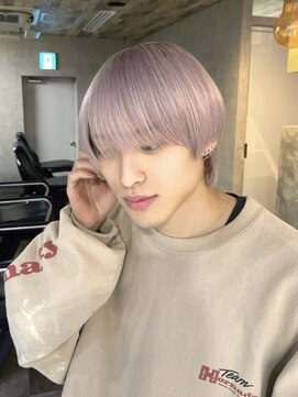 ペレ 渋谷(PELE) 黒髪/グレーベージュ/ハイトーン/ブリーチ/渋谷