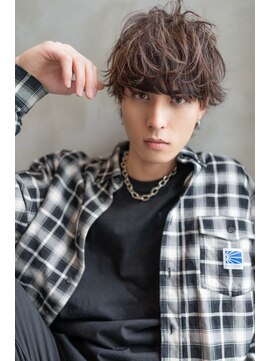 ハバナ 渋谷(HAVANA) 束感モテる/ツーブロック/無造作パーマ/メンズマッシュウルフ