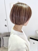 バブ バイネオリーブ(Bab by neolive)&nbsp;グラデーションカラー　ハイライト　ピンクベージュ　ボブ