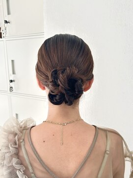 ヘアー アレス(hair ales) アップスタイル 結婚式ヘアアレンジ