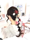 ダウン編み込み