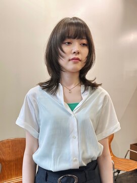 ニール 名古屋 伏見 丸の内(NEELU) 【Neelu_misa】ハーフブリーチで出来るオリーブグレージュ