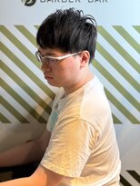 バーバーバー アカバネ(BARBER-BAR AKABANE)&nbsp;ビジネスマン向け 爽やかダウンスタイル ポイントパーマ#3