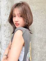 Siena 渋谷　ベージュ×レイヤーボブ　20代30代 渋谷