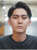ビジネスショートメンズマッシュツイストパーマツーブロック