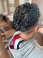 ヘアーショップ エヌアンドエー 幸手店(hairshop N&A)&nbsp;大人の男のワイルドオールバック ハーフバック 無造作パーマ