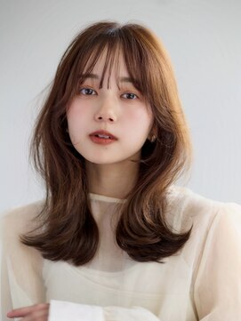 シエカ(CIECA.) 黒髪/ボブルフ/ネビージュ/小顔/ワンレン/スペインカール