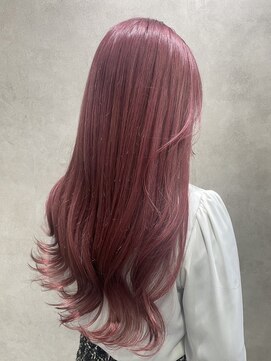 ルノン シェリー(LUNON cheliy) 暖色系カラー/ダブルカラー/レッド/ピンク/ロング