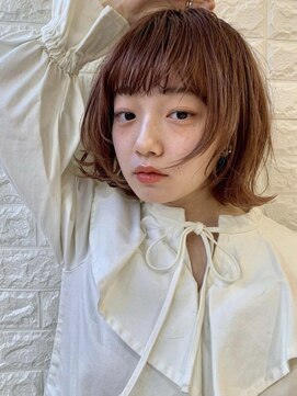 カロン トウキョウ 中野北口店(Kalon Tokyo) 暖色カラーと外ハネボブウルフ