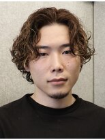 ヘアカロン 熊本本店(Hair CALON)&nbsp;サーフカールパーマ×ハイライト×ブラウンカラー