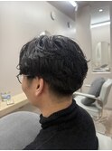 メンズパーマ/サーフフェザー/ニュアンスサーフ/三軒茶屋