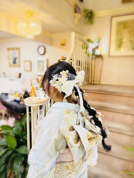 美容室 ティンカーベル 編みおろし