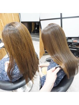 ヘアテリア リュウ 大塚(hair teria ryu) 縮毛矯正/髪質改善縮毛矯正/前髪縮毛矯正/表面ハーフ矯正