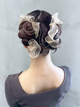 シオン(shion) ミディアム大人ガーリーおくれ毛前髪カット_ba575292