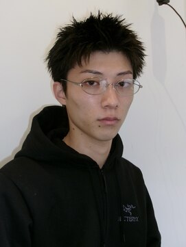 ゾーイ ボーイズ(ZOEY boyz) スパイキーショートピンパーマダウンパーマ無造作ヘア