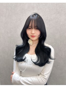 ロール 博多(Role) ベージュカラー/透明感カラー/レイヤーカット/韓国ヘア/顔周り