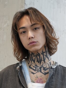 フィフスパーク(fifth PARK) メンズミディアムサーフカールグランジパーマスパイラルパーマ