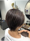 白髪ぼかし×ヴェールグレージュ