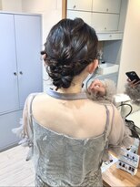 ヘアコレクション アンジュ(Hair collection Unge)&nbsp;ルーズな大人シニヨン＊