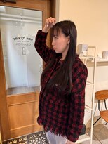 ワンバイワンクラッカ(one by one CLACCA)&nbsp;ロングヘア×ぱっつん前髪
