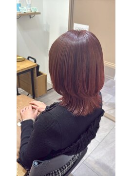 ヌーヌー 鶴ケ峰(nuu nuu) 高濃度水素カラーで作る透明感ピンクカラー