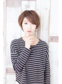 ショートボブにハイライト+イルミナカラー×髪質改善