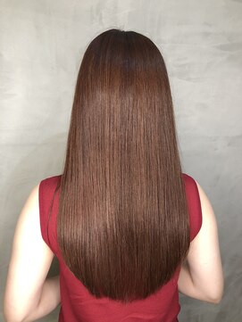 ジーナ 銀座(Zina) 【Zina銀座】ロング×ココアブラウン×小顔×髪質改善