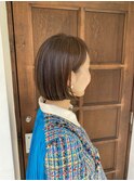 切りっぱなしボブ