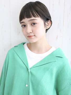 ハレ(HALE) 【HALE銀座】ベビーバング*丸みショート