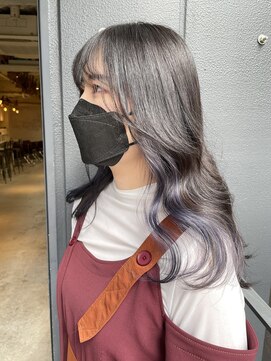 ロロ(ro-ro) 【恵比寿ro-ro】イルミナx前髪xココアブラウンxフリンジウェーブ