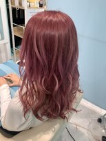 ワクヘアー(WaKu hair)&nbsp;暖色系カラー　ピンクグラデーション
