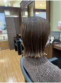 肩ボブ×外ハネ