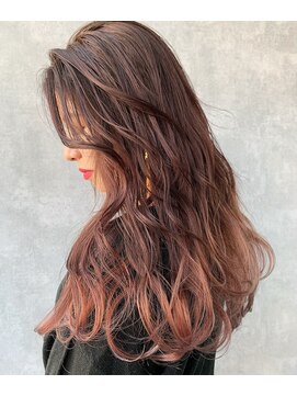 ピープスアンドスー 表参道 渋谷(Peeps&Suu.) ピンクグラデーション