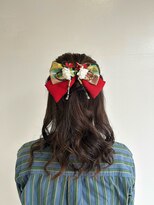 セダクション 道後樋又店(Seduction)&nbsp;袴に似合うハーフアップスタイル