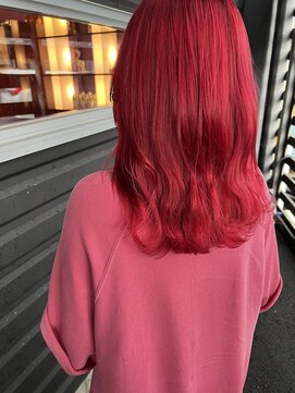 ロフト プロデュースドバイウシワカマル(loft produced by ushiwakamaru) レッド×ケアブリーチ