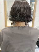 【三ツ井純】ボブパーマ毛先パーマ スタイリング簡単 透明感