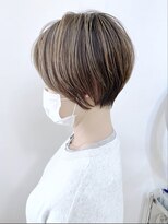 モリオ フロム ロンドン 成増店&nbsp;【morio成増 セリザワ】ショートボブ ハイライト 30代40代