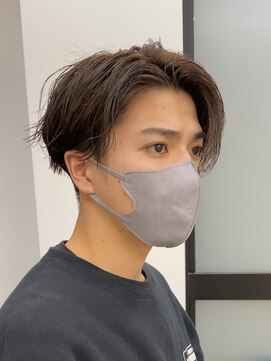 フィフス 栄(fifth) ツイストスパイラルパーマセンターパートツーブロックメンズ栄