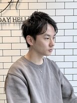 オールデイハローズ 京都駅前店(ALL DAY HELLO`S)&nbsp;束感ナチュラルショート【京都駅】３０代ニュアンスモテパーマ
