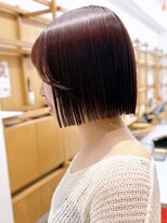 セイドット リー(Say. Ree)&nbsp;say.ミニボブ切りっぱなしボブアースカラーぱっつん前髪表参道