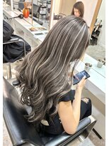 ブレンド 渋谷(BLend)&nbsp;20代30代40代白髪ぼかしハイライト小顔ショートボブミニウルフ