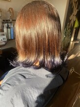 ヘアクリニックサロン アゲート(Hair Clinic Salon Agate) ブラウンカラー＋ブルー