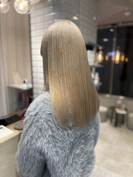 リリー(Lilley) 【lilley 稲永麻衣】ブリーチ+髪質改善+ロングヘア+韓国ヘア