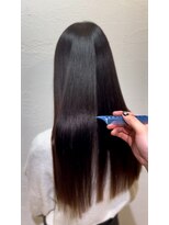 アジールヘア 池袋東口店(agir hair)&nbsp;メルティーカラー縮毛矯正フェミニンロング似合わせカット　池袋