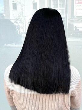 ロエ 元町店(Loe) 縮毛矯正 艶感 ダメージレス ロング 大人かわいい
