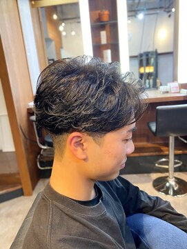 アイリーヘアデザイン(IRIE HAIR DESIGN) 【IRIE HAIR福岡】フェザーパーマ×毛流れパーマ