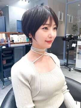 ロンド エメ 柏(Lond aimer) イメチェン×髪質改善ショート前髪韓国レイヤーダブルカラー[柏]