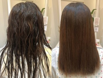 アス(Asu)の写真/【函南初の骨格矯正ストレート】クセは気になるけど真っ直ぐになりすぎるのは嫌！そんな方にオススメです◎