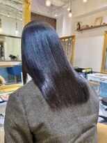 ロンドアベニール 北千住(Lond avenir)&nbsp;イメチェン外ハネボブ美髪ワイドバングレイヤー髪質改善縮毛矯正