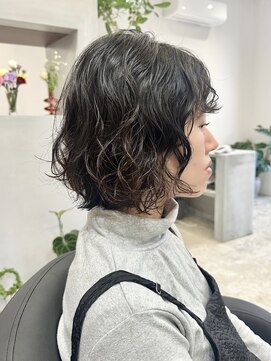 リグリー(regree) ミニボブ/ボブパーマ/ウェーブヘア/黒髪パーマ/髪質改善